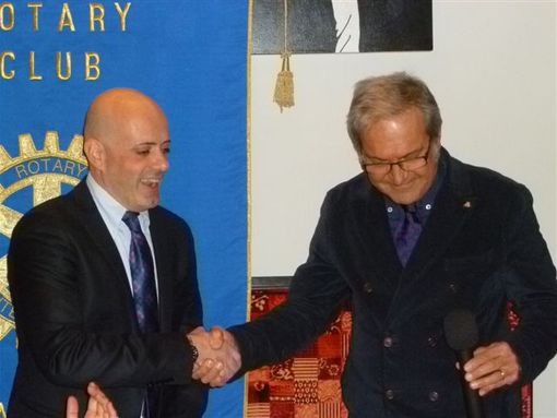 Il neo entrato Giovanni Bogetto col presidente Luciano Zardo