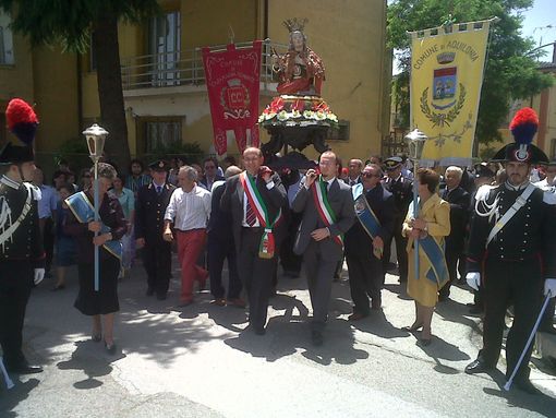 I sindaci di Caramagna Piemonte e Aquilonia