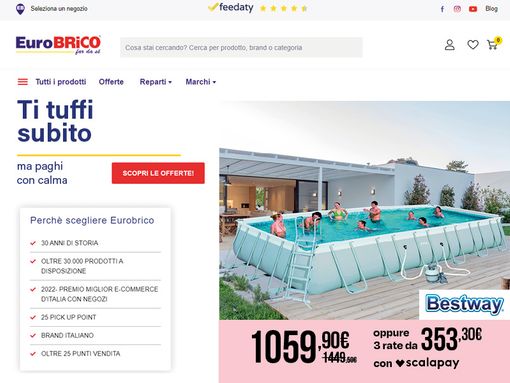 Dalle macchine da officina ai mobili, su EuroBrico.com oltre 40.000 articoli dedicati a bricolage e Fai-Da-Te Dalle macchine da officina ai mobili, su EuroBrico.com oltre 40.000 articoli dedicati a bricolage e Fai-Da-Te