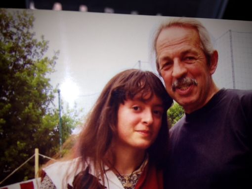 Mario Lovera con la figlia Stefania