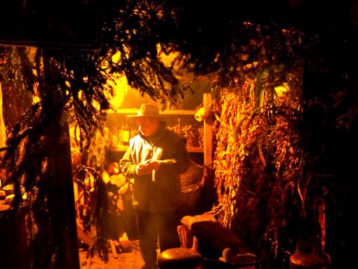 Lo spettacolo del "Natale in Contrada" (Foto Grazie Musella)