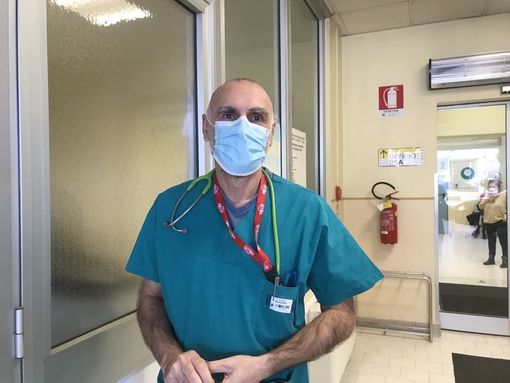 Il primario del Pronto Soccorso di Cuneo Giuseppe Lauria Il primario del Pronto Soccorso di Cuneo Giuseppe Lauria