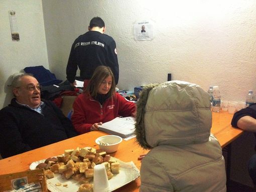 Il centro di accoglienza della CRI di Cuneo Il centro di accoglienza della CRI di Cuneo