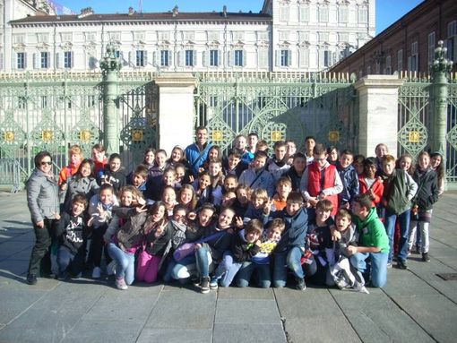 I giovani studenti di Bagnolo Piemonte