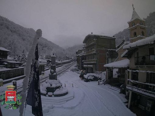 Così Crissolo, questa mattina alle 7.30