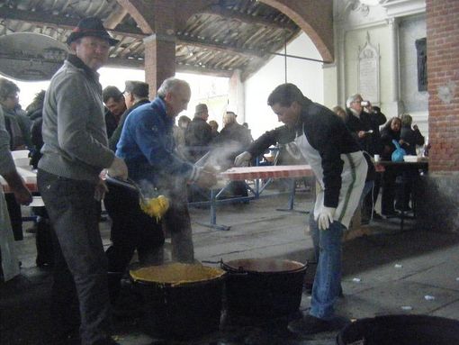 I polentari al lavoro