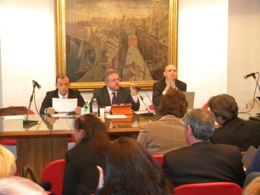 Il tavolo dei relatori