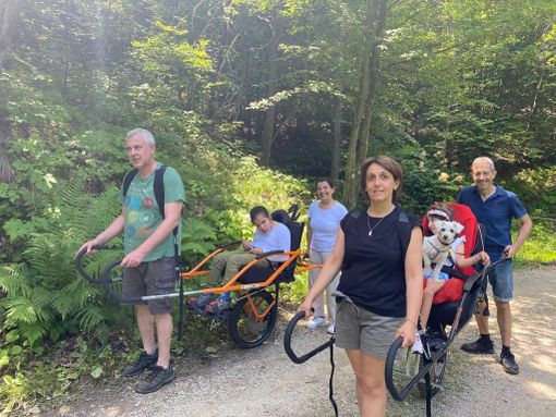 Joëlette permetterà anche a persone con disabilità di passeggiare in natura Joëlette permetterà anche a persone con disabilità di passeggiare in natura