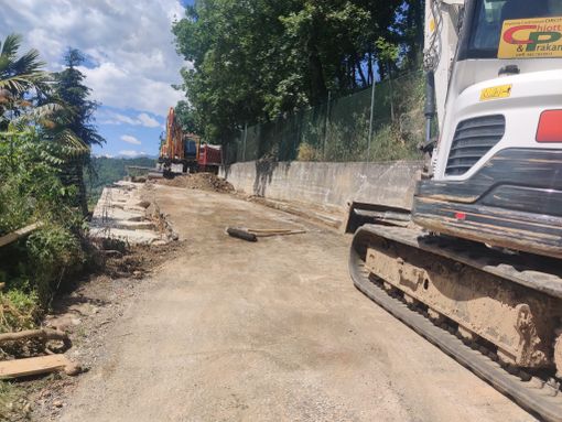Nuove scogliere e protezioni sulle strade collinari e montane di Busca