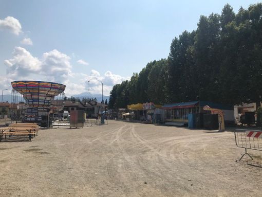Atti vandalici nei pressi del luna park a Beinette