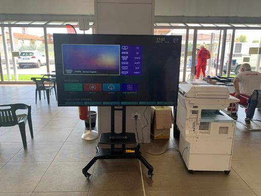 Merlo dona monitor per gli hub vaccinali dell’Asl CN1 Merlo dona monitor per gli hub vaccinali dell’Asl CN1