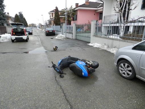Lo scooter "incriminato"