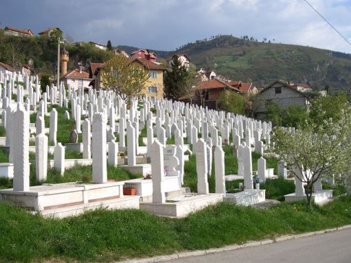 Immagine di repertorio di un cimitero islamico