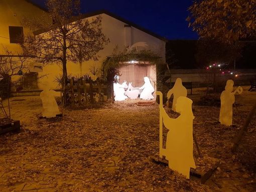 Il presepe statico allestito negli anni della pandemia a Bandito Il presepe statico allestito negli anni della pandemia a Bandito