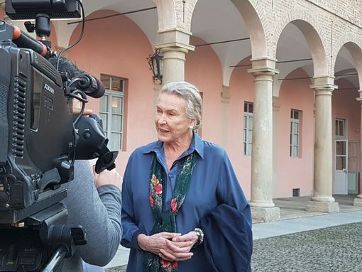 La Principessa Maria Gabriella di Savoia in visita alle tombe dei nonni a Vicoforte (FOTO)