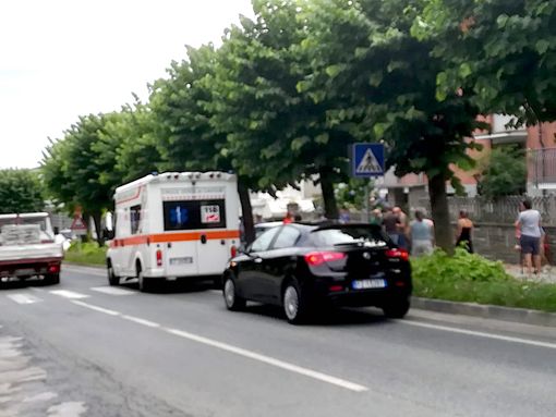 Il luogo del suicidio a Bagnolo Piemonte