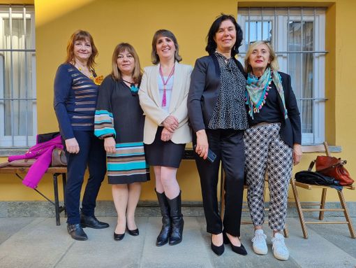 Una rappresentanza del direttivo di Albedo Una rappresentanza del direttivo di Albedo