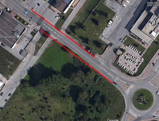 Via degli Artigiani - da Googlemaps Via degli Artigiani - da Googlemaps