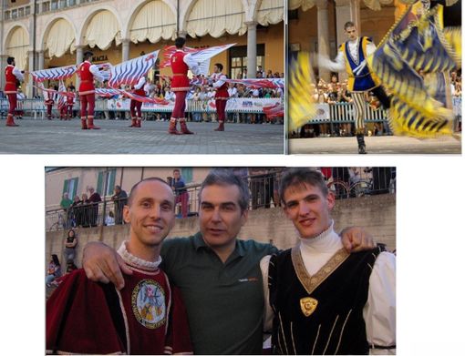 Sbandieratori di Fossano, Faenza e Ferrara in America