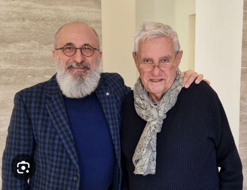 Pier Franco Sibilla, a destra, con Fulvio D'Alessandro