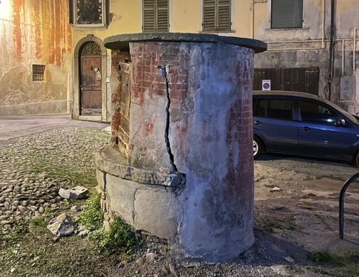 Mondovì, l'antico pozzo di vicolo Teatro danneggiato: "Per la Soprintendenza va messo in sicurezza"