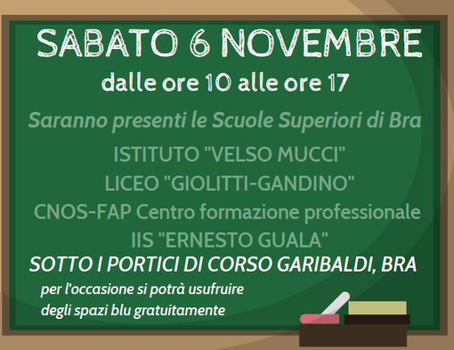 Scegliere il percorso scolastico: torna il Salone dell’Orientamento di Bra