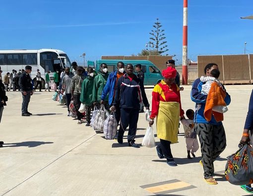 I migranti a Lampedusa I migranti a Lampedusa