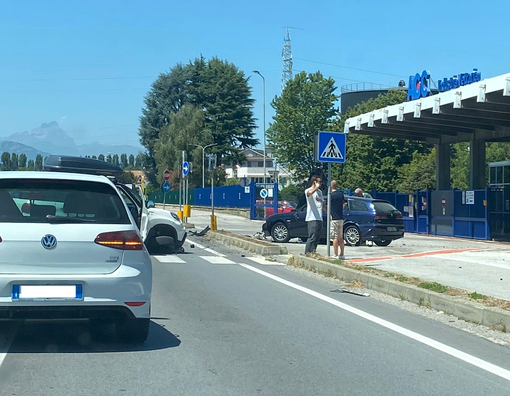 La scena dell'incidente