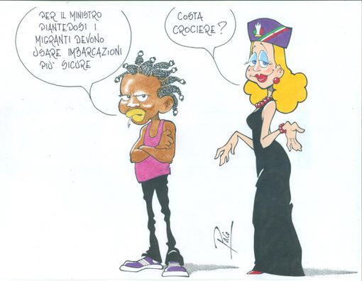 MIGRANTI SU COSTA CROCIERE