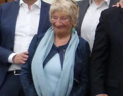 Anna Dardanello a Roma nella sede del CONI, in occasione del ventennale del "Premio Dardanello"