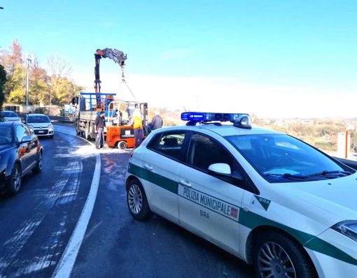 La scena dell'incidente