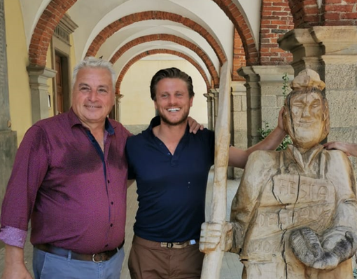 Il sindaco Mina con Fulvio Marino