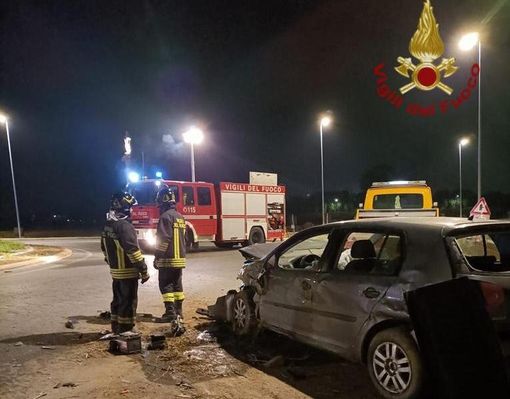 L'incidente nella tarda serata di ieri L'incidente nella tarda serata di ieri