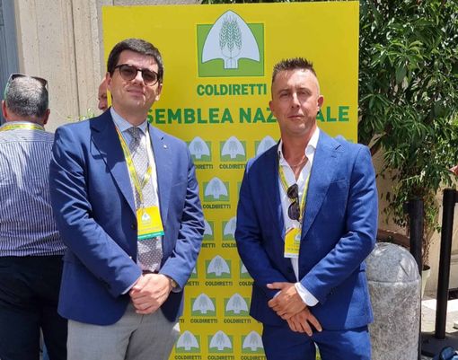 Da sinistra Francesco Goffredo ed Enrico Nada, direttore e presidente provinciale Coldiretti Cuneo