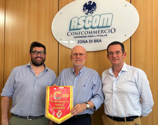 Da sx Francesco Nasari-Luigi Barbero-Enzo Basso (Confcommercio Ascom Bra) Da sx Francesco Nasari-Luigi Barbero-Enzo Basso (Confcommercio Ascom Bra)