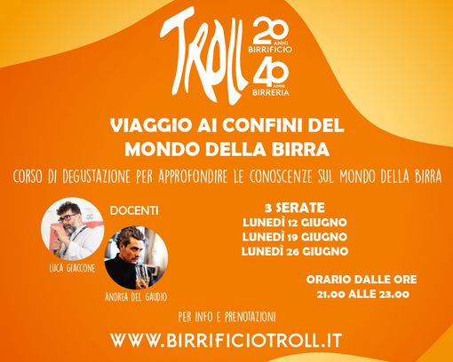 Corso di Degustazione di Birra e Distillati al Troll di Vernante Corso di Degustazione di Birra e Distillati al Troll di Vernante