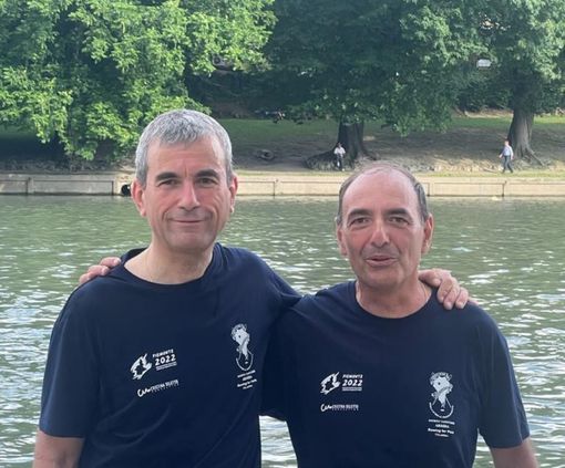 Le passioni di un canottiere sul Po a Torino