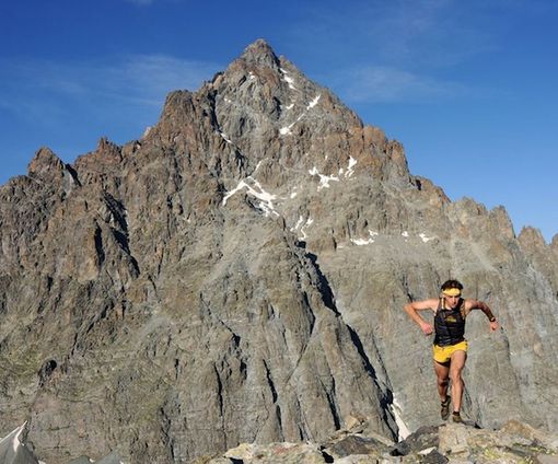 Paolo Bert nella passata edizione del Tour Monviso Trail
