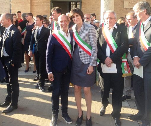 Anche il Gonfalone del Comune di  Venasca ad Assisi