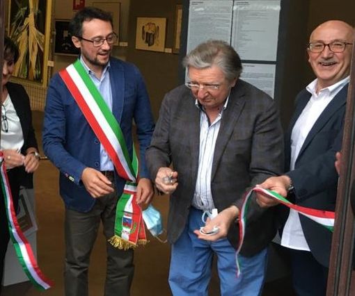 Beinette, inaugurata la mostra dell'artista Livio Politano [FOTO]