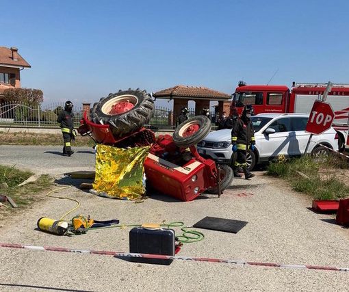 Un'immagine dell'incidente