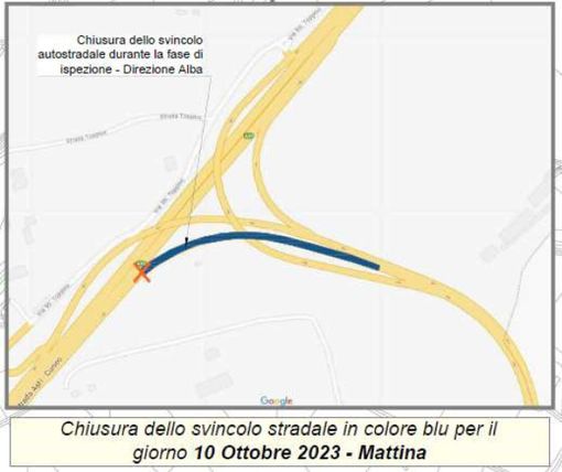 Chiuse temporaneamente le rampe della tangenziale di Alba in entrata e uscita verso Roddi. Ecco in quali orari Chiuse temporaneamente le rampe della tangenziale di Alba in entrata e uscita verso Roddi. Ecco in quali orari
