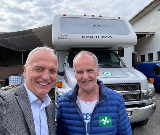 Il senatore Giorgio Maria Bergesio col ministro Roberto Calderoli Il senatore Giorgio Maria Bergesio col ministro Roberto Calderoli