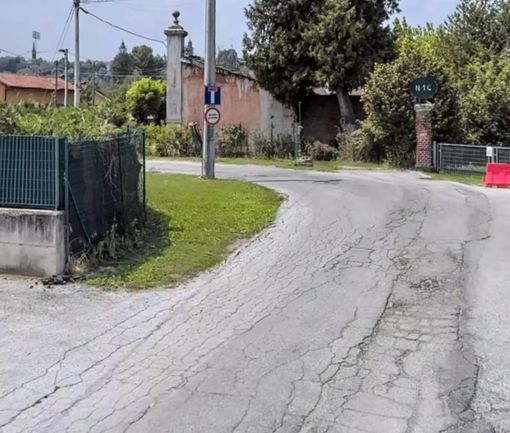 Via Barolo a Madonna delle Grazie, il tratto di strada interessato dai lavori