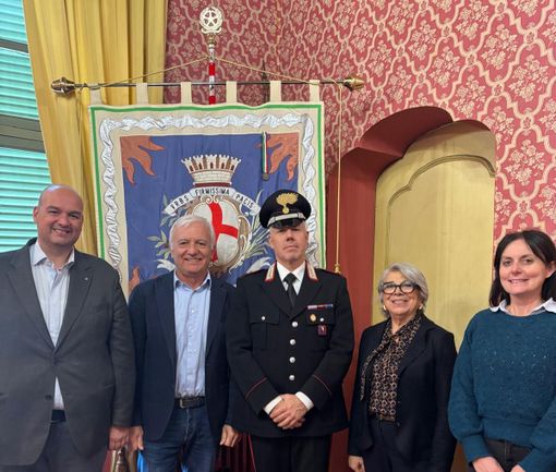 Il benvenuto  di Cherasco al nuovo comandante dei Carabinieri