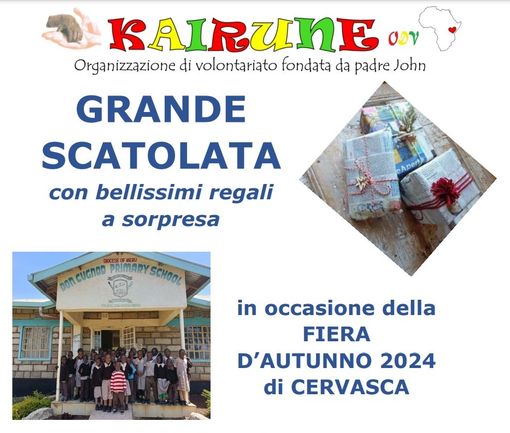 La Grande Scatola alla Fiera d’Autunno di Cervasca: un'opportunità per fare del bene La Grande Scatola alla Fiera d’Autunno di Cervasca: un'opportunità per fare del bene