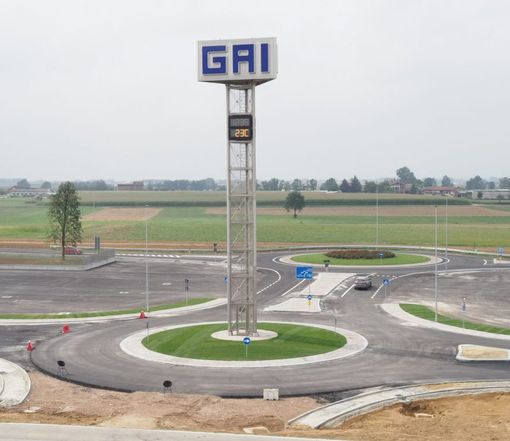 L'opera realizzata lungo la Provinciale 190