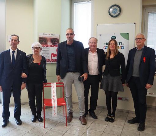 A Cuneo l'inaugurazione, nella sede CISL, della campagna contro la violenza di genere "Per non diventare invisibili"