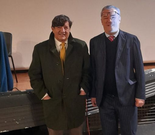 Gianni Oliva insieme a Luca Martini