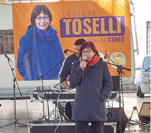 A Cuneo festa di chiusura campagna elettorale per la candidata sindaca Luciana Toselli